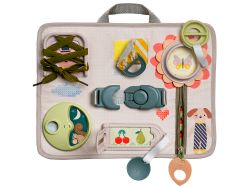 JCÉTÉ25 JC25 TAF TOYS - TABLEAU D'ÉVEIL «SNAP'N LEARN» AVEC ATTACHES